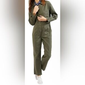 Outerknown Olive Green Jumpsuit